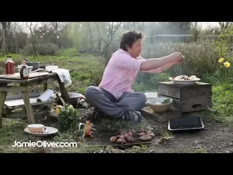 BBQ fish salad video Jamie Oliver