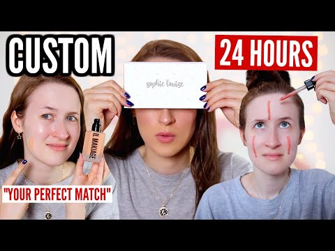 I Only Used CUSTOM BEAUTY PRODUCTS For 24 Hours...