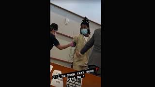 Video of Lee Drilly in court then his mans gets yelled at by the judge! #KayFlock #Bouba100x #DThang