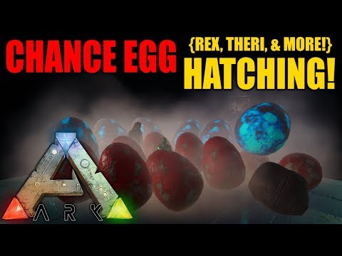 HATCHING CRAZY CHANCE EGGS! - Tribe Official PvP - Ark Survival Evolved