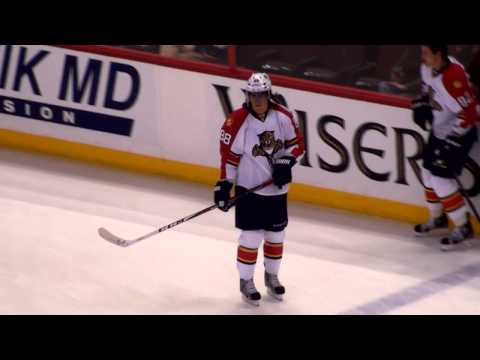 Peter Mueller during pre-game warm-up at the Panthers @ Senators hockey game