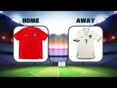 South Korea Football Jersey history! 1954 - 2023  역대 한국팀 축구유니폼#korea #football #대한민국 #history