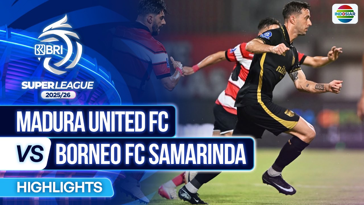 Madura United vs Borneo  Samarinda Highlights
