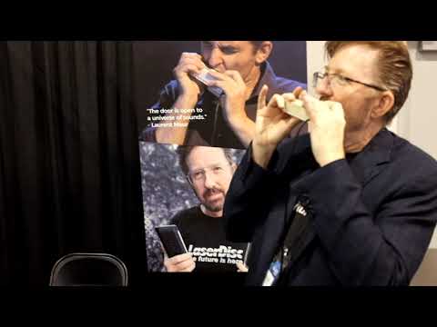 Jason Keene plays the DM48 MIDI controller harmonica at NAMM 2020