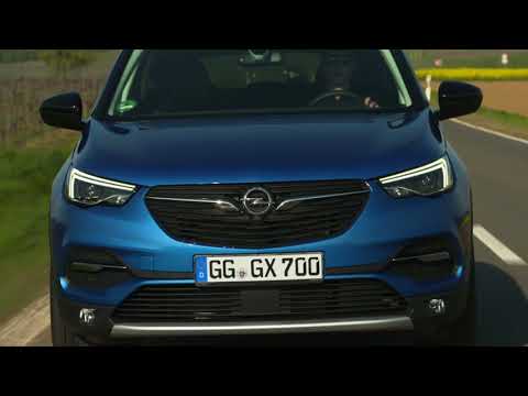 2018 Opel Grandland X blue driving