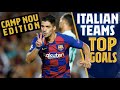 TOP GOALS: Barça vs Italian teams at Camp Nou