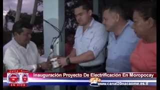 preview picture of video 'Inauguración del proyecto de electrificación en Moropocay Nacaome,valle'