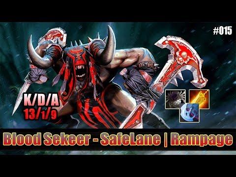 Blood Seeker Safe Lane | Rampage | Raizen Pro Dota 2 Blood Seeker