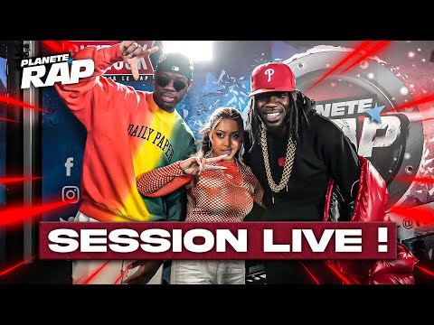 SESSION FREESTYLE avec Kim, Gazo & Franglish ! #PlanèteRap