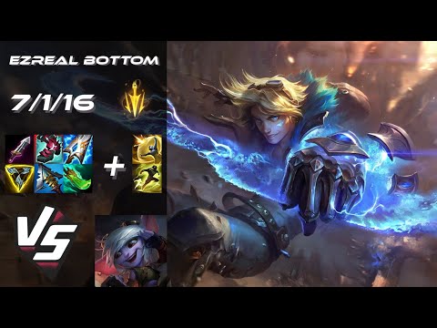 BOTTOM Ezreal vs Tristana - NA Grandmaster Patch 25.S2.2