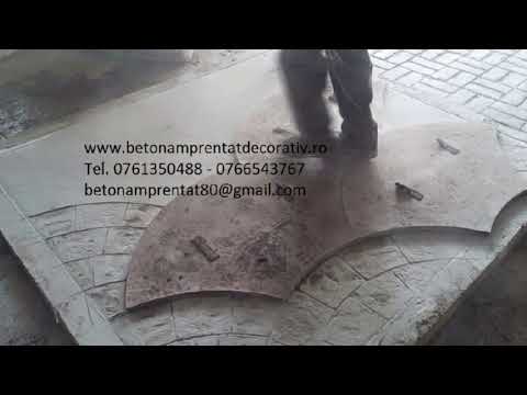 Beton Amprentat Olteanca - Mehedinti Tel.0761350488 -0766543767