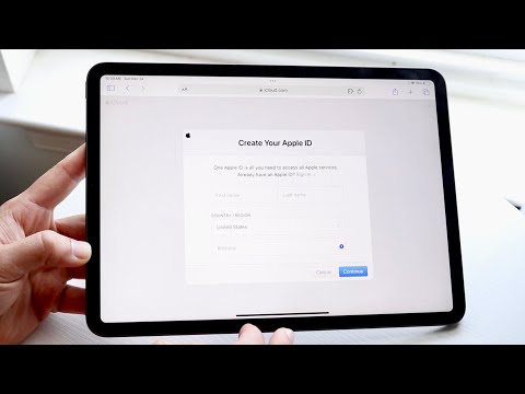 How To Create Apple ID On ANY iPad!