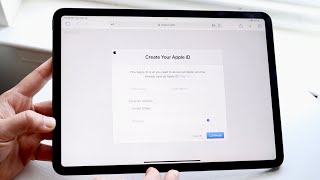 How To Create Apple ID On ANY iPad!