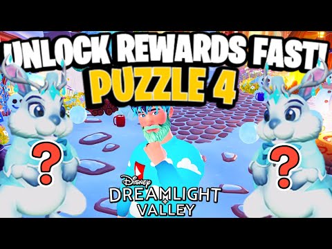 Puzzle 4 SOLVED! [All Lamppost LOCATIONS] Winter Floating Festival EVENT GUIDE | Dreamlight Valley