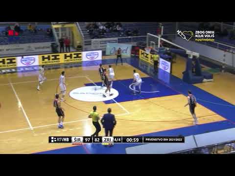 RTV HB | HKK Široki - HKK Zrinjski - Košarka 11. kolo, 4.1.2022.