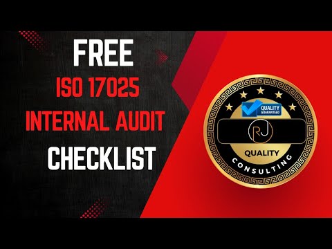 ISO 17025 Internal Audit Checklist