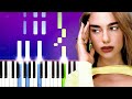 Dua Lipa - Break My Heart Piano tutorial Dua Lipa - Break My Heart Piano tutorial