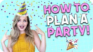 How to Plan a Party! Party Planning Checklist!