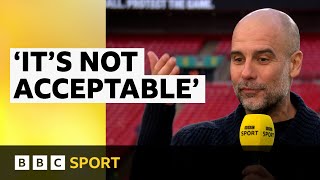 Guardiola anger at 'unacceptable' schedule | FA Cup | BBC Sport