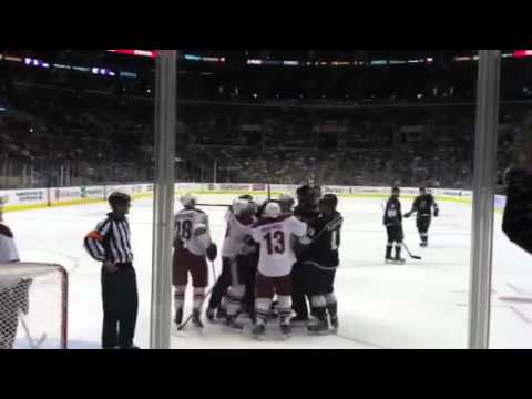 Kings vs coyotes fight