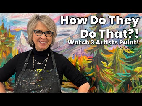 A Day of Live Art: Painting Inside the Gallery