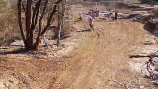 preview picture of video 'First rollout on the one7one Endurocross track at the Hoope Park'