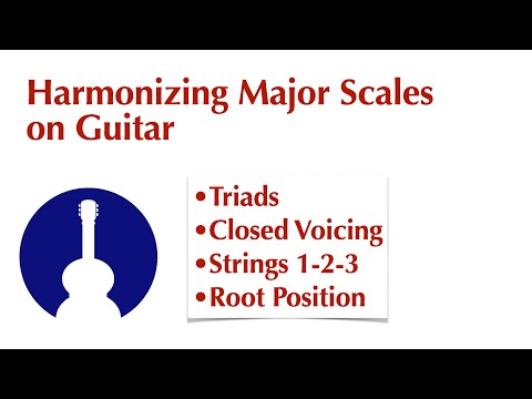 Harmonizing Major Scales with Triads • Root Position • Strings 1-3