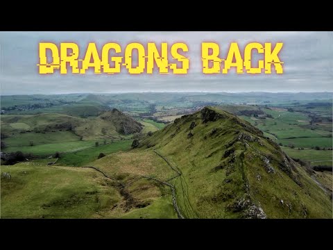 Full Hiking Loop of Parkhouse & Chrome Hill - The Dragons Back - Peak District National Park UK