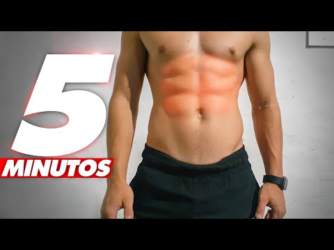 Intense 5-minute abdominal routine (on fire)