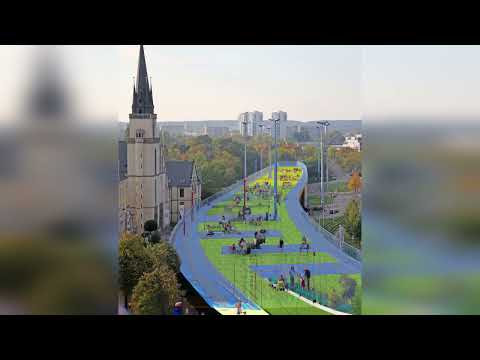 Zukunftszentrum Wünsche | Begrünte Hochstraße