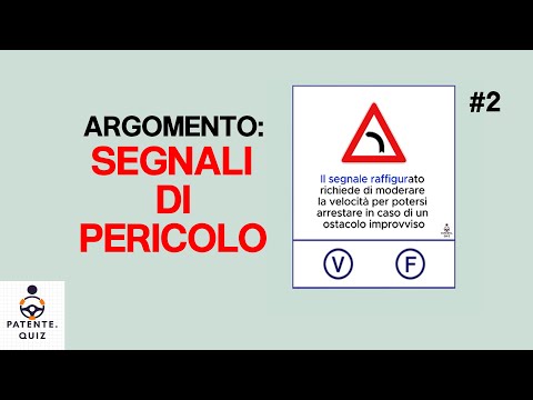 ESAME PATENTE: SEGNALI DI PERICOLO