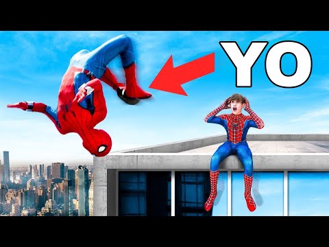 I Practice Impossible Spiderman Stunts! (with Nidal Wonder)