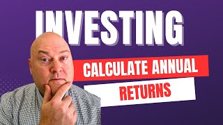 Calculate Annualized Returns from Total Returns