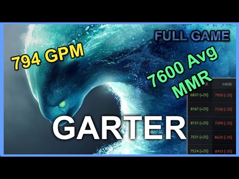 Garter Morphling | 7600 Avg MMR Game | Full Game