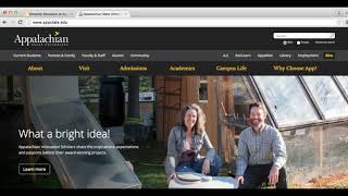 App State Online Registration