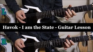 Havok - I Am the State - guitar cover lesson
