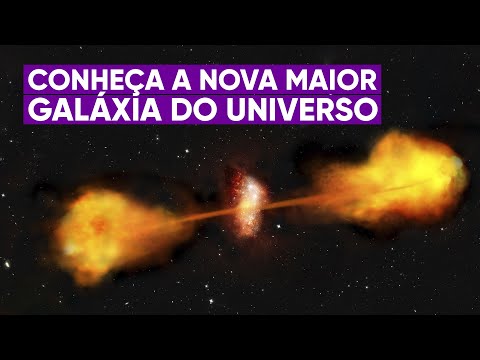 A maior galáxia agora tem 16 milhões de anos-luz