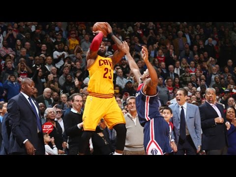 Lebron James SENDS IT TO OVERTIME | Cleveland  Cavaliers vs Washington Wizard | 2017