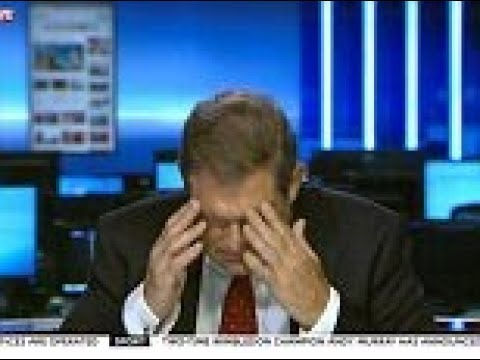 Extraordinary moment Jon Craig breaks down during live report