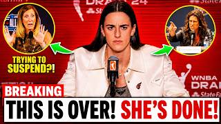 🔴LIVE:THIS IS OVER! Coach White CAUGHT Trying To SUSPEND Caitlin Clark—WNBA FANS ERUPT!