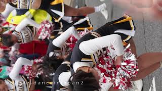 【学生 チア】美人女子大学生　チアダンサーのステップ【美女】 美脚 はみパン アンスコ