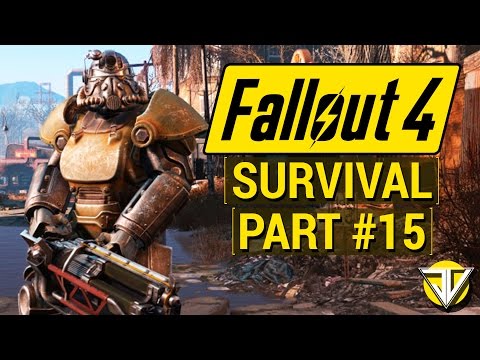 FALLOUT 4: SURVIVAL MODE Let's Play Part 15 - Assault on the RAILROAD! (PC Gameplay Walkthrough)