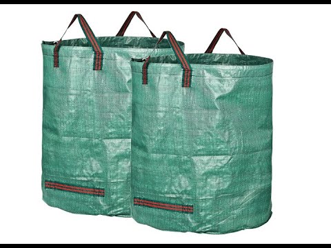 GardenMate 2-Pack 132 Gallons Professional Reusable Garden Waste Bags (H34, D34 inches) - Overview