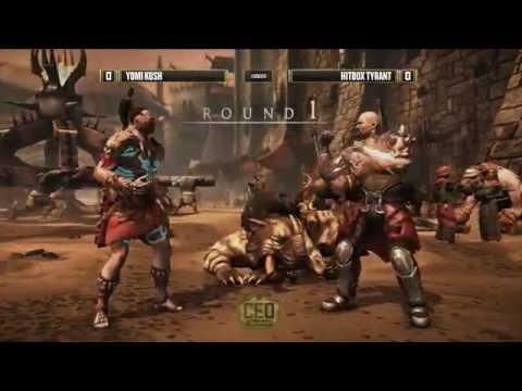 CEO 2015 - MKX Pools - YOMI Kush (Kotal Kahn) vs Hitbox Tyrant (Jax)