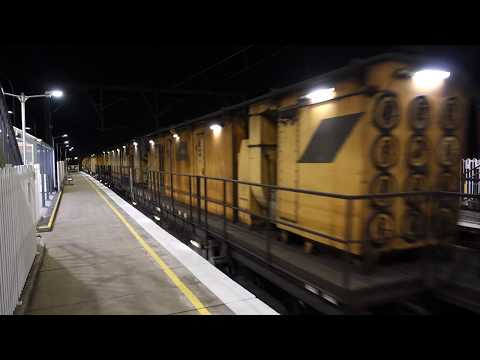 Aurizon meet up - G Class with 1451 and MMY034 Rail Grinder - 17/8/17