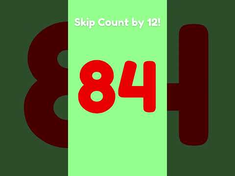 🎵 Zählen in 12er-Schritten | Einfache Melodie | Lustiges Mathelied für Kinder #mathforkids #skipc...