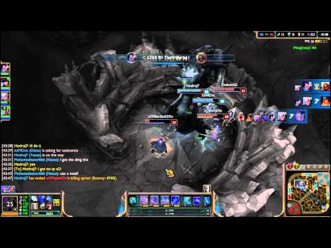 AMAZING BARON STEAL & ACE  (League of legends)