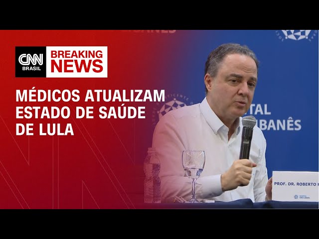 Médicos atualizam estado de saúde de Lula | LIVE CNN