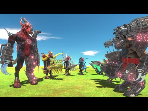 Kozarog The Demon of Evolution VS Minotaur of Evolution - Animal Revolt Battle Simulator