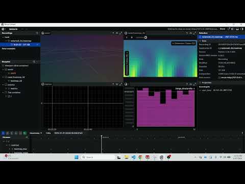 scanning a surface with the radar — density spectre